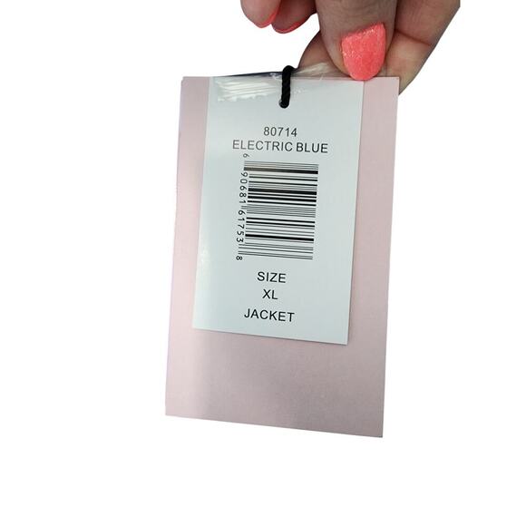 NEW! Vici Collection, Binx Pocketed Blazer Electric Blue, NWT, Size XL - Picture 4 of 4